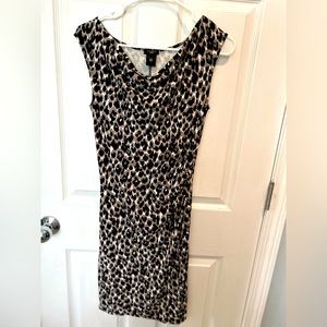 Leopard print Ann Taylor dress, worn once.